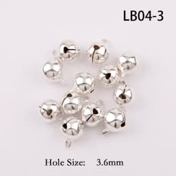 3 Colors 6/8/10/12mm Copper Ordinary Plated Jingle Bells Pendants Christmas Handmade Party DIY Crafts Accessories