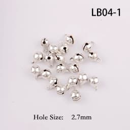 3 Colors 6/8/10/12mm Copper Ordinary Plated Jingle Bells Pendants Christmas Handmade Party DIY Crafts Accessories
