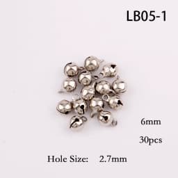 3 Colors 6/8/10/12mm Copper Ordinary Plated Jingle Bells Pendants Christmas Handmade Party DIY Crafts Accessories