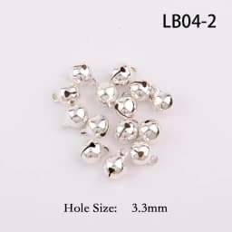 3 Colors 6/8/10/12mm Copper Ordinary Plated Jingle Bells Pendants Christmas Handmade Party DIY Crafts Accessories
