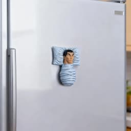 BAKI Retsu Kaio Injured 3D Fridge Magnet, Anime Refrigerator Decoration, 3M Adhesive Collectible Gift