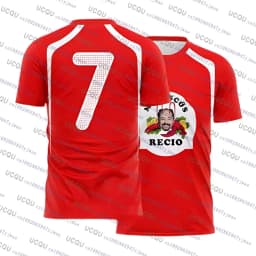 2026 Seafood Shrimp Recio Print Kid's Sportwear Casual Christmas Gift Party Tee Top Harajuku Parent-Child Matching Outfits Top