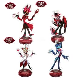 Hot Anime Acrylic Stand 15cm Hell Boss Blitzø/Loona hazbin hotel Tabletop Decorations Exquisite Christmas gift birthday present