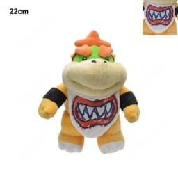 2026 New Mario Wonder Bowser Jr Fire Dragon Plush Toys Doll Soft Stuffed Toys for Kids Birthday Christmas Gift
