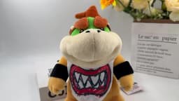 2026 New Mario Wonder Bowser Jr Fire Dragon Plush Toys Doll Soft Stuffed Toys for Kids Birthday Christmas Gift
