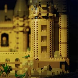 2025 DIY Creative Medieval Magic Movie Castle School Micro Bricks Architecture Palace Model Birthday Christmas Halloween gifts