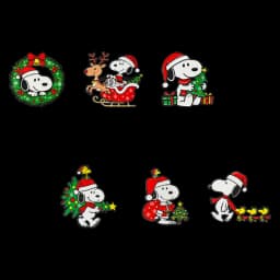 6pcs Christmas Cartoon Puppy Dog Enamel Pins Set Holiday Xmas Tree Santa Hat Collectible Brooches Decorative Gift Pins