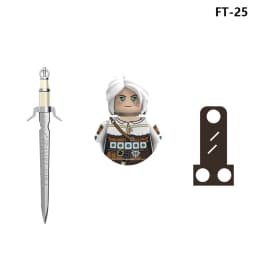 The Witcher FT24-27 Geralt Bricks For Toy Gifts Red Dead Redemption Building Blocks DIY Mini Actiion Figures For Christmas Gifts