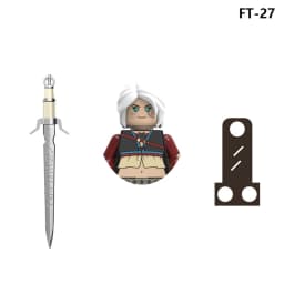The Witcher FT24-27 Geralt Bricks For Toy Gifts Red Dead Redemption Building Blocks DIY Mini Actiion Figures For Christmas Gifts