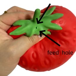 Stress Relief Toy Squishy Oversized Strawberry Squeeze Toy Anti-stress Toy Huge Fidget Toy For Friend Christmas Gift