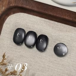 MIANEL 10ML White Cat Eye Gel Nail Polish with Flash Glass Beads Water-based Collection Nail Art New Christmas Nails 2025