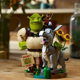 HOTTOYS Fantasy Story Monster Donkey Kitten Character Building Blocks Kit DIY Assembly Model Bricks Toy Christmas Gifts