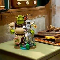 HOTTOYS Fantasy Story Monster Donkey Kitten Character Building Blocks Kit DIY Assembly Model Bricks Toy Christmas Gifts