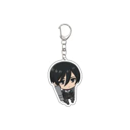 55MM Anime Attack on Titan Keychain Eren Jaeger Eren Jaeger Mikasa Ackerman Armin Arlert Hange Zoë Keychain Christmas Gifts