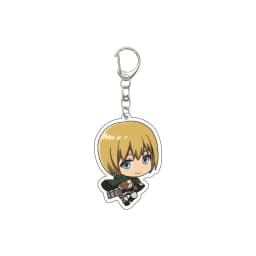 55MM Anime Attack on Titan Keychain Eren Jaeger Eren Jaeger Mikasa Ackerman Armin Arlert Hange Zoë Keychain Christmas Gifts