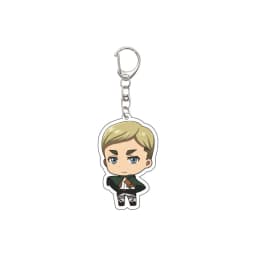 55MM Anime Attack on Titan Keychain Eren Jaeger Eren Jaeger Mikasa Ackerman Armin Arlert Hange Zoë Keychain Christmas Gifts