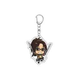 55MM Anime Attack on Titan Keychain Eren Jaeger Eren Jaeger Mikasa Ackerman Armin Arlert Hange Zoë Keychain Christmas Gifts