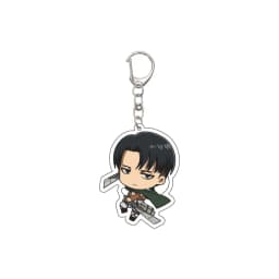 55MM Anime Attack on Titan Keychain Eren Jaeger Eren Jaeger Mikasa Ackerman Armin Arlert Hange Zoë Keychain Christmas Gifts