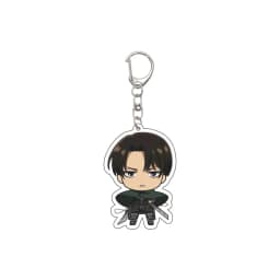 55MM Anime Attack on Titan Keychain Eren Jaeger Eren Jaeger Mikasa Ackerman Armin Arlert Hange Zoë Keychain Christmas Gifts