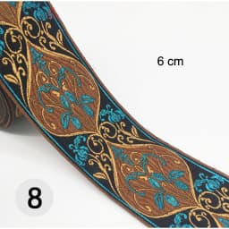 1M Colorful Flower Scottish Ribbon Wholesale Lovely Gift Packing Christmas Ribbons Lace Fabric HB164