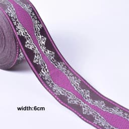 1M Colorful Flower Scottish Ribbon Wholesale Lovely Gift Packing Christmas Ribbons Lace Fabric HB164