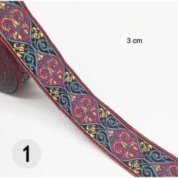 1M Colorful Flower Scottish Ribbon Wholesale Lovely Gift Packing Christmas Ribbons Lace Fabric HB164