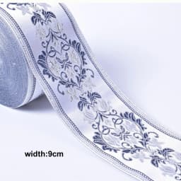 1M Colorful Flower Scottish Ribbon Wholesale Lovely Gift Packing Christmas Ribbons Lace Fabric HB164