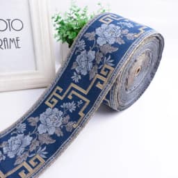 1M Colorful Flower Scottish Ribbon Wholesale Lovely Gift Packing Christmas Ribbons Lace Fabric HB164