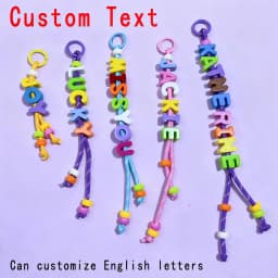 1pc Personalized Custom Colorful Acrylic Letter Keychain, Bag Pendant, Unique Custom Gift, Valentine's Day/Christmas Gift