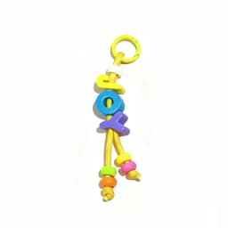 1pc Personalized Custom Colorful Acrylic Letter Keychain, Bag Pendant, Unique Custom Gift, Valentine's Day/Christmas Gift