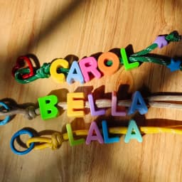 1pc Personalized Custom Colorful Acrylic Letter Keychain, Bag Pendant, Unique Custom Gift, Valentine's Day/Christmas Gift
