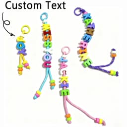 1pc Personalized Custom Colorful Acrylic Letter Keychain, Bag Pendant, Unique Custom Gift, Valentine's Day/Christmas Gift