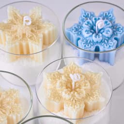 Christmas Snowflake Silicone Candle Mold DIY Handmade Soap Aromatherapy Gypsum Resin Craft Molds Home Xmas Party Decor Supplies