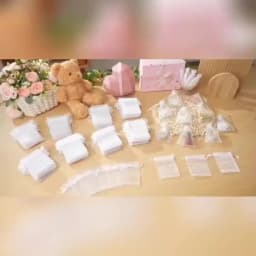 100pcs White Organza Drawstring Gift Pouches Sheer Favor Bags for Jewelry Candy Wedding Christmas Birthday Party Packaging