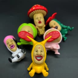 Anime Figures Cartoon QUALIA Kobito Farm Elf Doll Toy Action Figure Ornaments Model Toys For Kids Christmas Gift