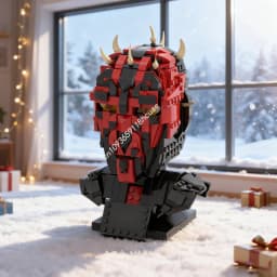 592pcs MOC Maul Helmet Collection Star Battle Model Building Blocks Toy Assemble DIY Education Kids Christmas Gift Birthday