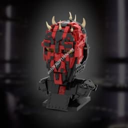592pcs MOC Maul Helmet Collection Star Battle Model Building Blocks Toy Assemble DIY Education Kids Christmas Gift Birthday