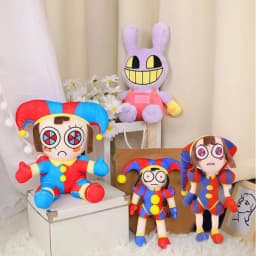 New The Amazing Digital Circus Plush Clown Ragatha pomni Cartoon Jax Doll Joker Plush Soft Stuffed Sofa Decorate Christmas Gift
