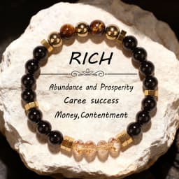 Exquisite Summer Accesorios Hematite Pyrite Brother Holiday Christmas Spiritual Natural Stone Money Bracelet Attract Money