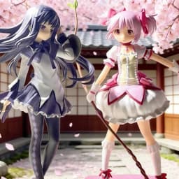 Anime Puella Magi Madoka Magica Figure 17cm Akemi Homura Action Figural Pvc Model Kawaii Decoration Doll Kids Toy Christmas Gift