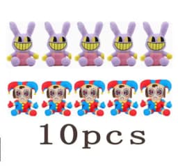 2026 New The Amazing Digital Circus Pomni Jax Plush Toy Anime Cute Theater Rabbit Doll StuffedCartoon Clown Christmas Kids Gifts