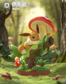 New Funism Pokemon Eevee Blind Box Trendy Toy Peripheral Desktop Figurine Figurine Halloween Christmas Boy Gifts