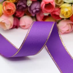 10Yards 10MM/25MM/38MM Glitter Gold Edge Grosgrain Ribbon For Hair Bows/ Gift Packaging DIY Christmas Decor Materials Y19042101