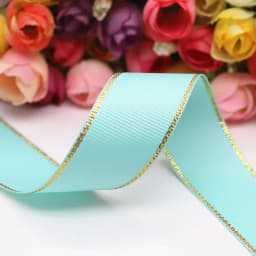10Yards 10MM/25MM/38MM Glitter Gold Edge Grosgrain Ribbon For Hair Bows/ Gift Packaging DIY Christmas Decor Materials Y19042101
