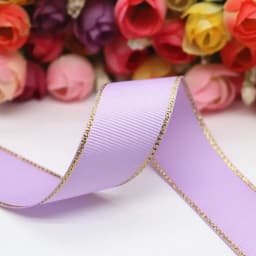 10Yards 10MM/25MM/38MM Glitter Gold Edge Grosgrain Ribbon For Hair Bows/ Gift Packaging DIY Christmas Decor Materials Y19042101