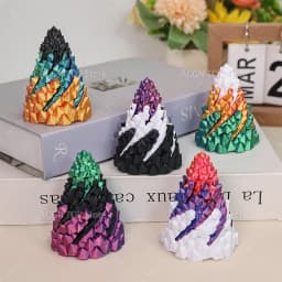 46 Styles 3D Printed Spiral Cone Impossible Pyramid Passthrough Fidget Toy Stress Relief Screw Toys Christmas Tree Desktop Decor