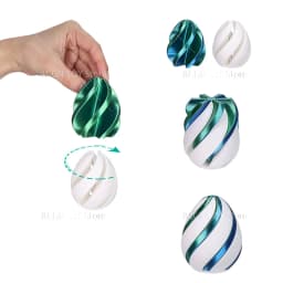 46 Styles 3D Printed Spiral Cone Impossible Pyramid Passthrough Fidget Toy Stress Relief Screw Toys Christmas Tree Desktop Decor