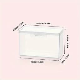 1/3pcs Playing Card Box, Clear Deck Case, Two Poker Images Can Be Placed (NO Cards) Christmas, Halloween, Thanksgiving Gift Part
