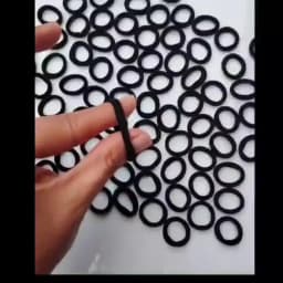 120 Black Mini Hair Ties + Zipper Bag, Non-Slip and Won'T Pull Hair, 1.98cm Ultra-Thin Ponytail Clips, Perfect for Girlfriends' Gatherings/Birthday Parties, Great Item for Styling and Beauty Looks, Birthday Gift | Independence Day | Labor Day | Thanksgiving Day | The Perfect Gift for Christmas and 11 Other Major Holidays.