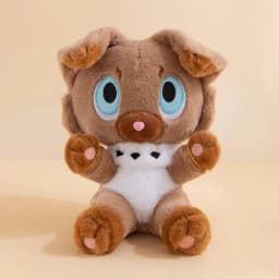 35cm Rockruff Sprigatito Sitting Posture Plush Toys Large Anime Doll Cute Pillow Cartoon Plushie Stuffed Gift for Kid Christmas